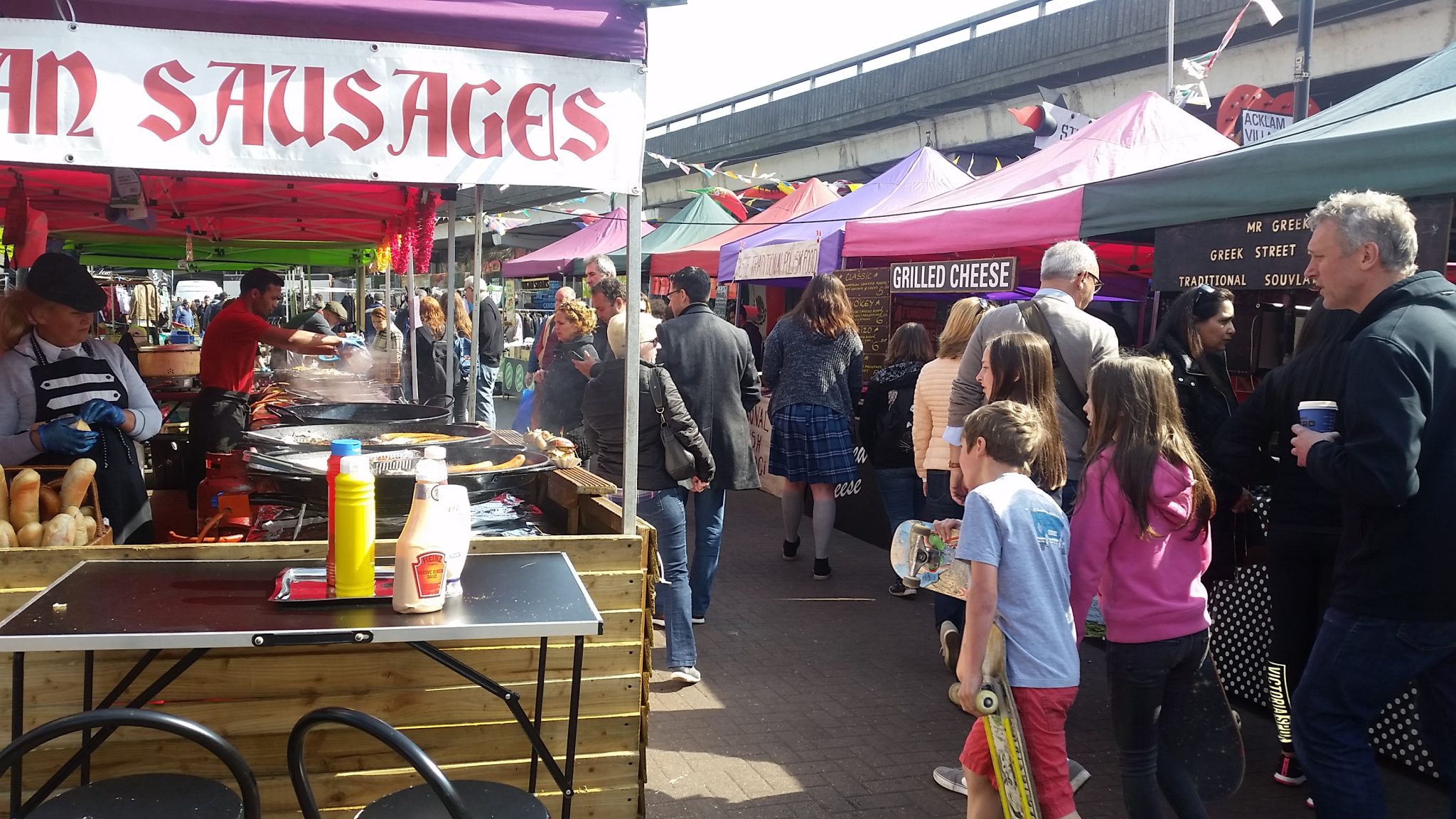 Street Food Market at Portobello Green Market 