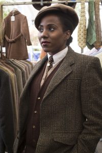 Vintage tweed suit stall Portobello Vintage Market